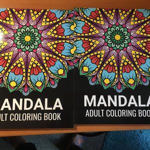 NEW set of 10 mixed, mandala & geometric coloring books!!